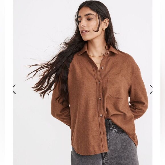 Madewell Tops - Madewell Flannel Kempton Shirt Button Up Sz XS NG949